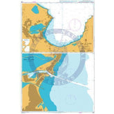 British Admiralty Nautical Chart 1184: Tunisia, Baie de Tunis